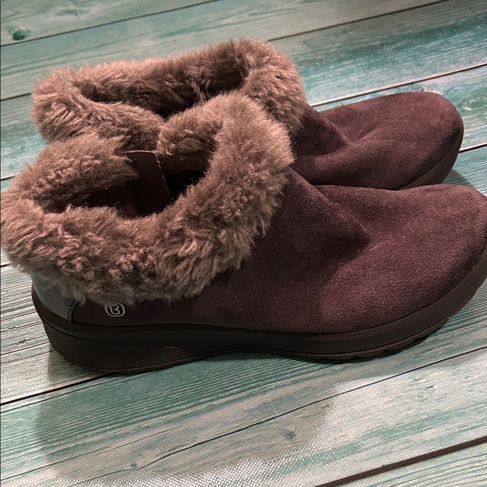 Bzees Brown Faux Fur Winter Boots